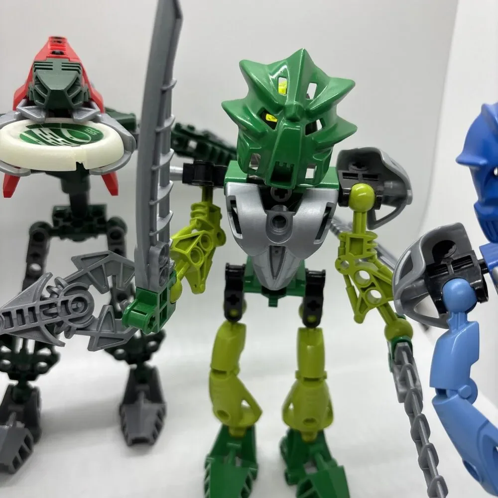 Lot of 4 Lego 8590 Guurahk, 8616 Vorzakh, 8567 Lewa Nuva, 8602 Nokama (no foot)